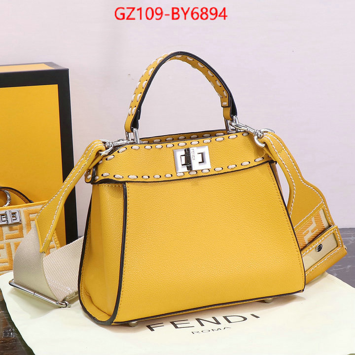 Fendi Bags(4A)-Peekaboo brand designer replica ID: BY6894 $: 109USD