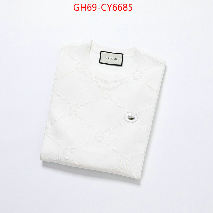 Clothing-Gucci cheap online best designer ID: CY6685 $: 69USD