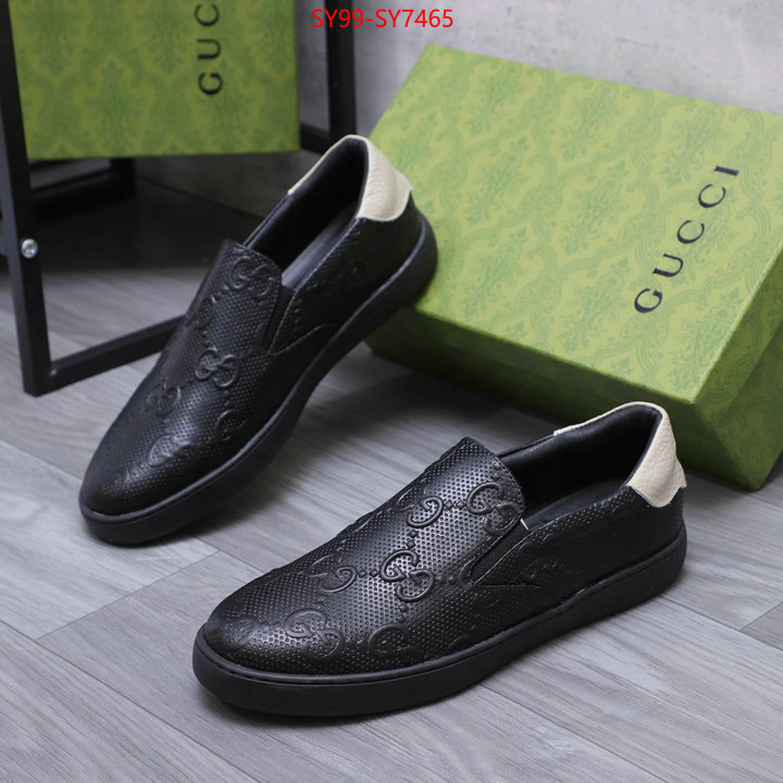 Men Shoes-Gucci brand designer replica ID: SY7465 $: 99USD