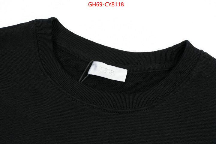 Clothing-Dior replica online ID: CY8118 $: 69USD