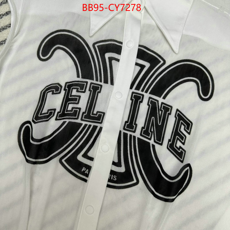 Clothing-Celine designer replica ID: CY7278 $: 95USD