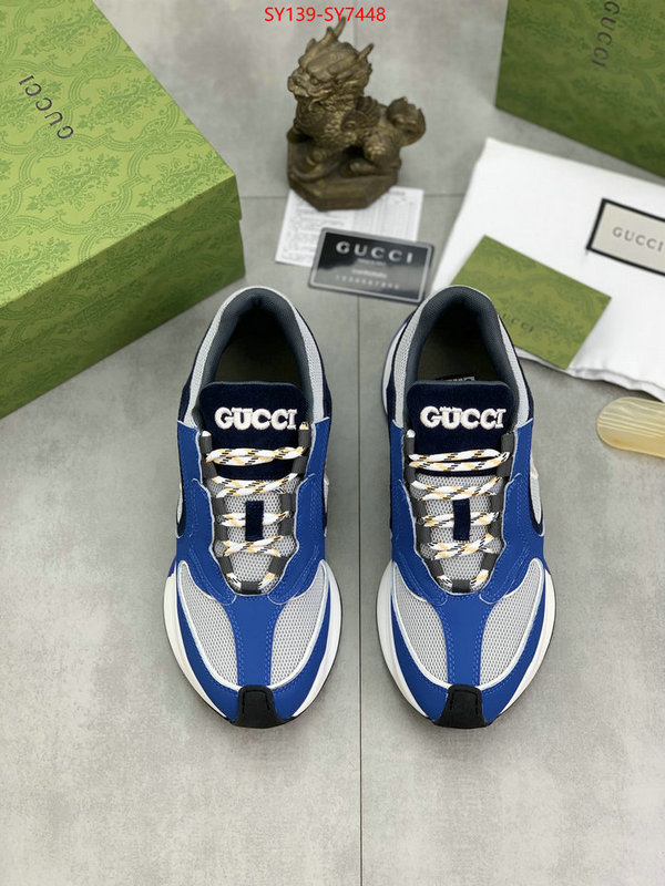 Men Shoes-Gucci how to start selling replica ID: SY7448 $: 139USD