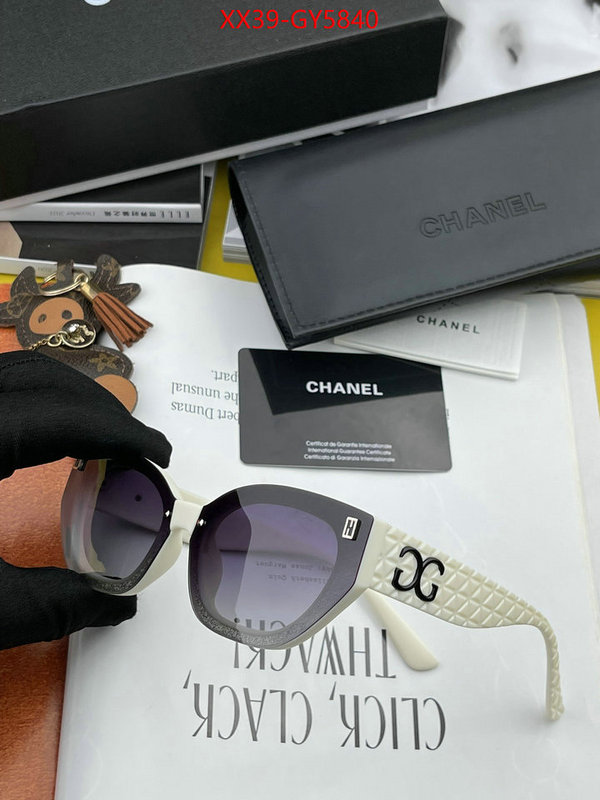Glasses-Chanel top 1:1 replica ID: GY5840 $: 39USD