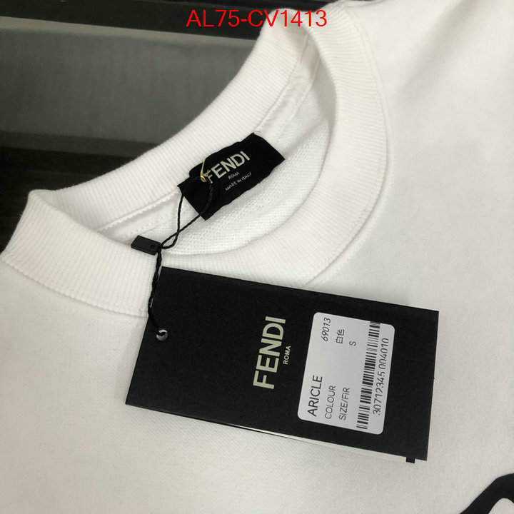 Clothing-Fendi exclusive cheap ID: CV1413 $: 75USD
