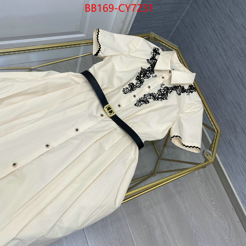 Clothing-Dior aaaaa+ replica designer ID: CY7231 $: 169USD