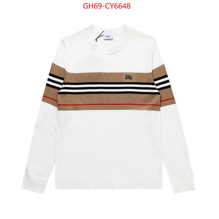 Clothing-Burberry cheap ID: CY6648 $: 69USD