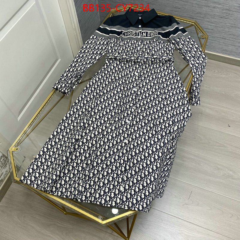 Clothing-Dior high quality online ID: CY7234 $: 135USD