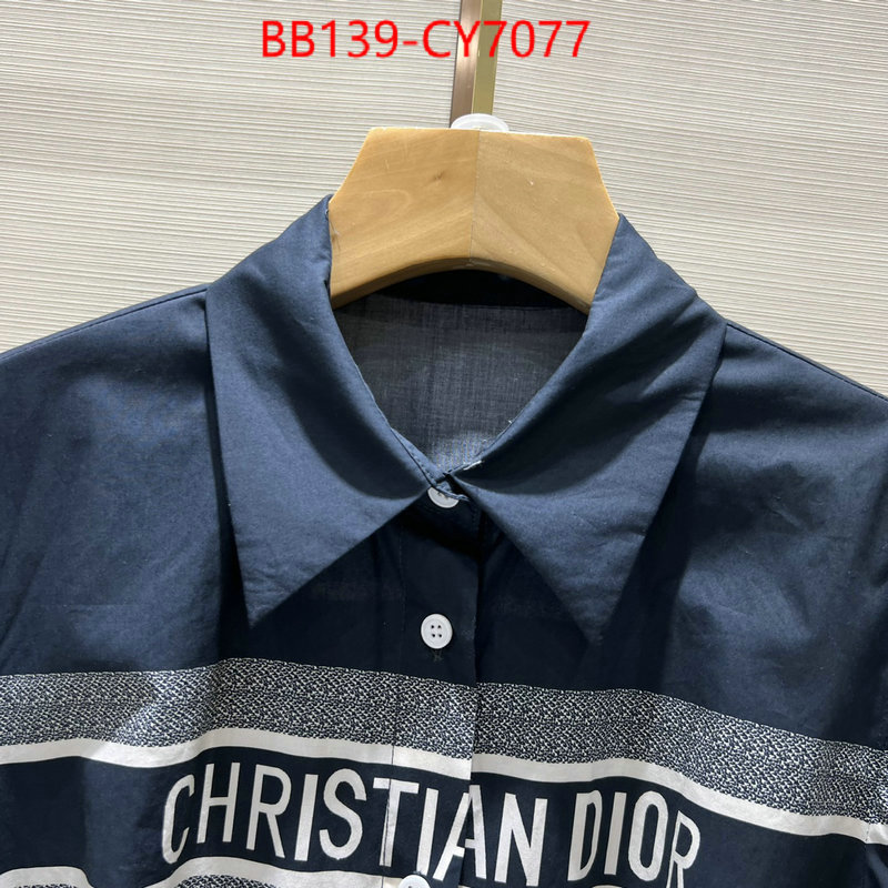 Clothing-Dior customize best quality replica ID: CY7077 $: 139USD