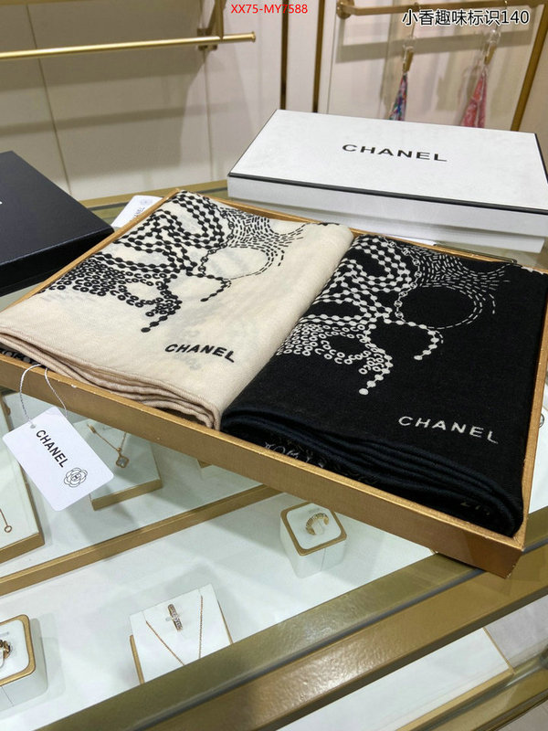 Scarf-Chanel wholesale designer shop ID: MY7588 $: 75USD