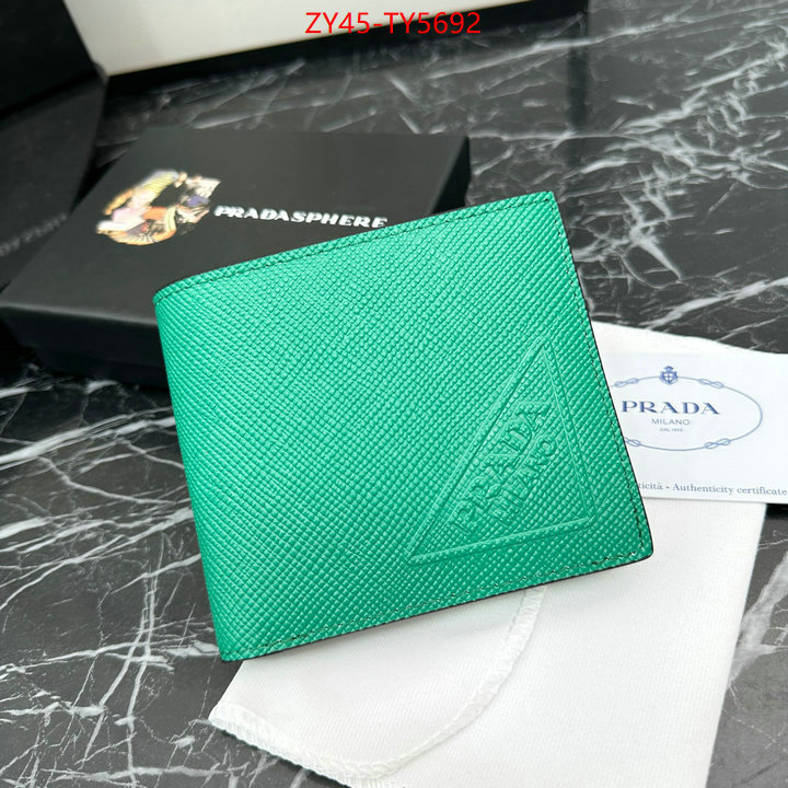 Prada Bags (4A)-Wallet replica us ID: TY5692 $: 45USD