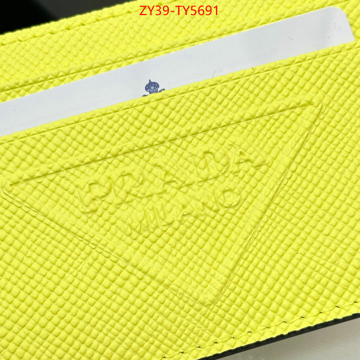 Prada Bags (4A)-Wallet 2023 perfect replica designer ID: TY5691 $: 39USD