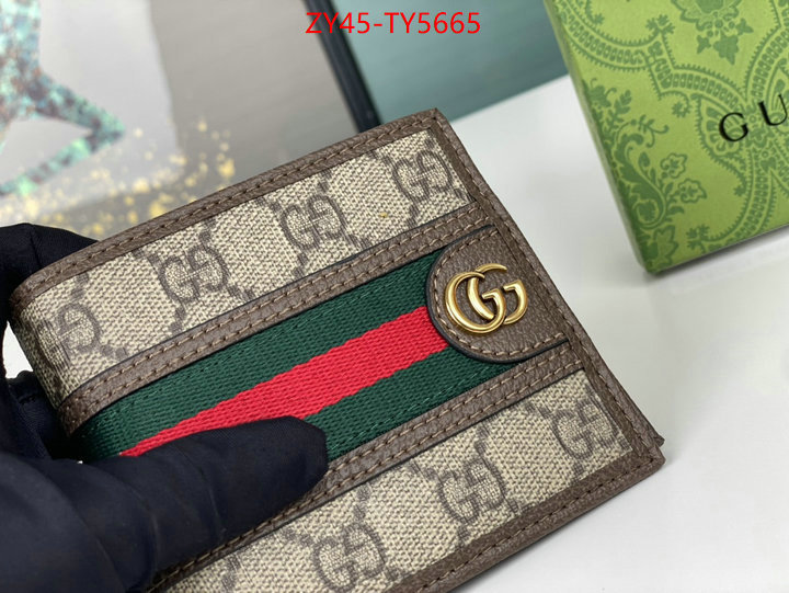 Gucci Bags(4A)-Wallet- aaaaa class replica ID: TY5665 $: 45USD