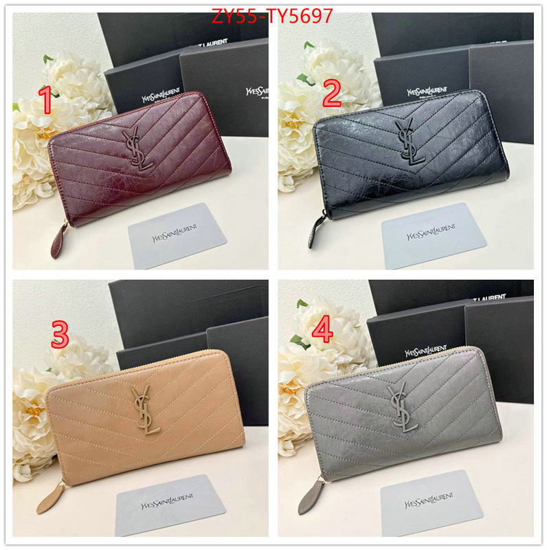 YSL Bags(4A)-Wallet- fake ID: TY5697 $: 55USD