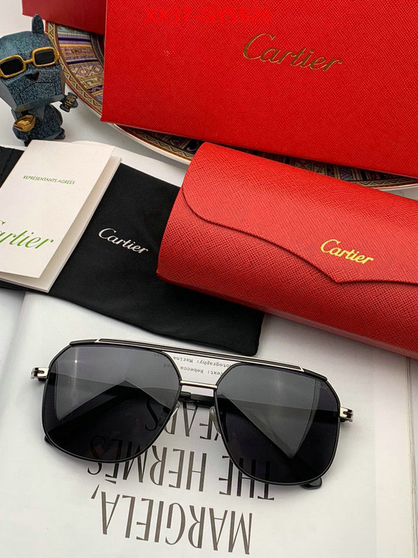 Glasses-Cartier first copy ID: GY5926 $: 37USD