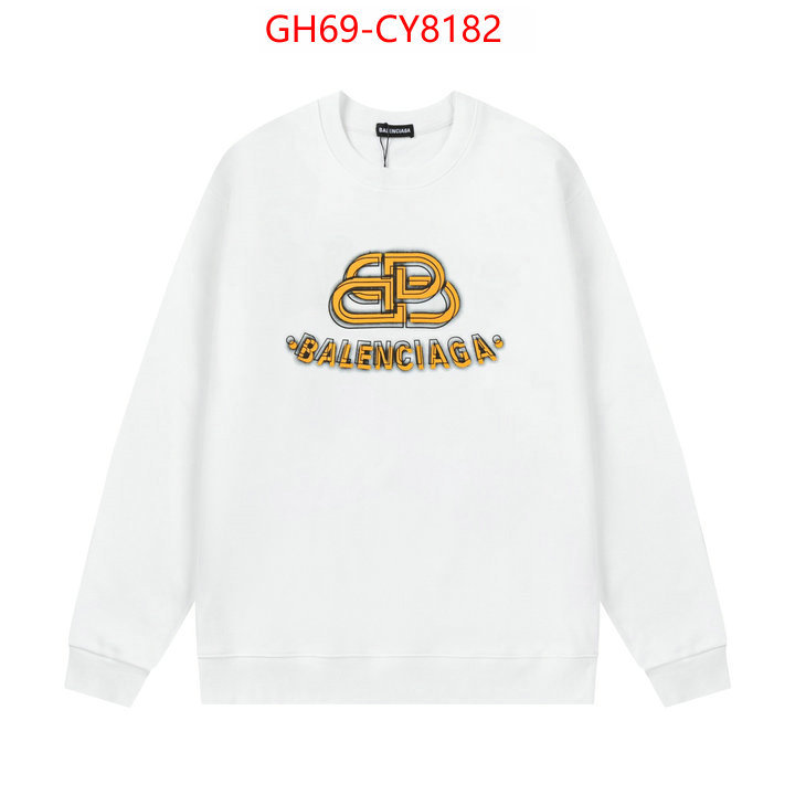 Clothing-Balenciaga replica 2023 perfect luxury ID: CY8182 $: 69USD