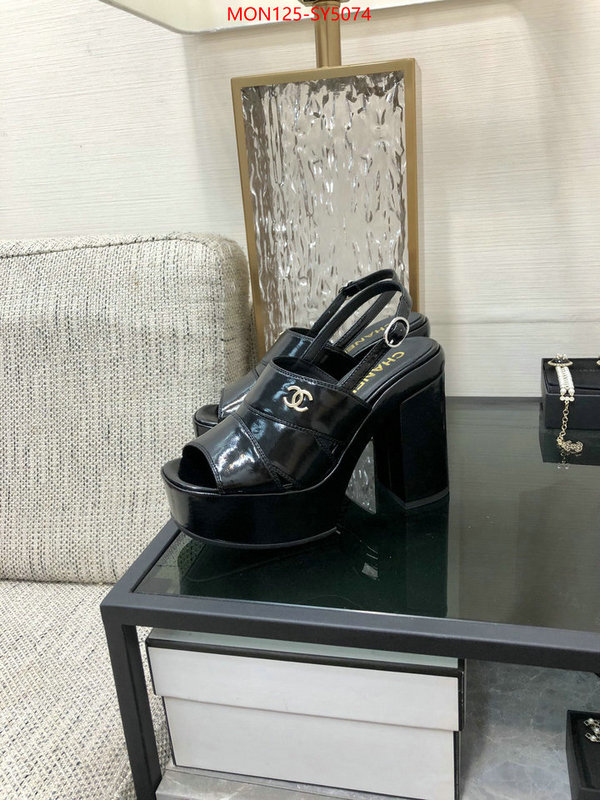 Women Shoes-Chanel best quality replica ID: SY5074 $: 125USD