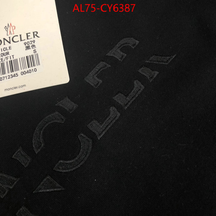 Clothing-Moncler can you buy knockoff ID: CY6387 $: 75USD