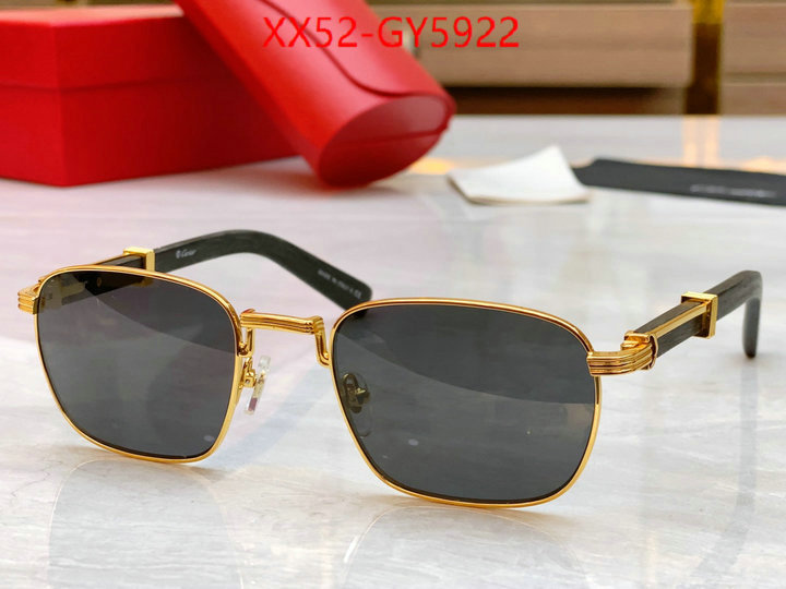 Glasses-Cartier brand designer replica ID: GY5922 $: 52USD