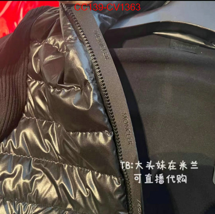 Down jacket Men-Moncler cheap replica designer ID: CV1363 $: 139USD