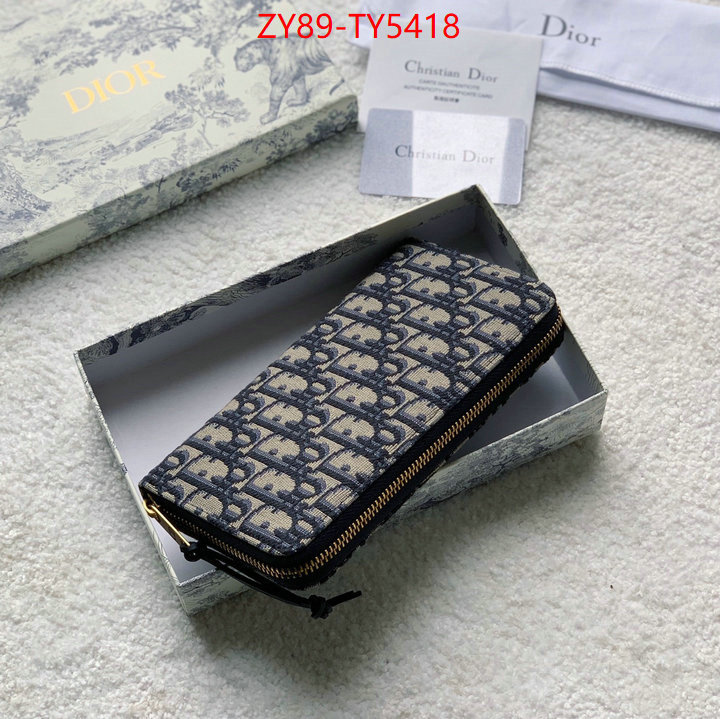 Dior Bags(4A)-Wallet- buy aaaaa cheap ID: TY5418 $: 89USD