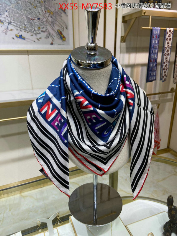 Scarf-Chanel replicas ID: MY7583 $: 55USD