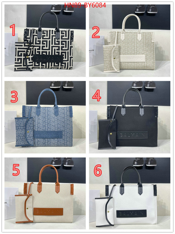 Balmain Bags(4A)-Handbag- shop designer ID: BY6084 $: 89USD