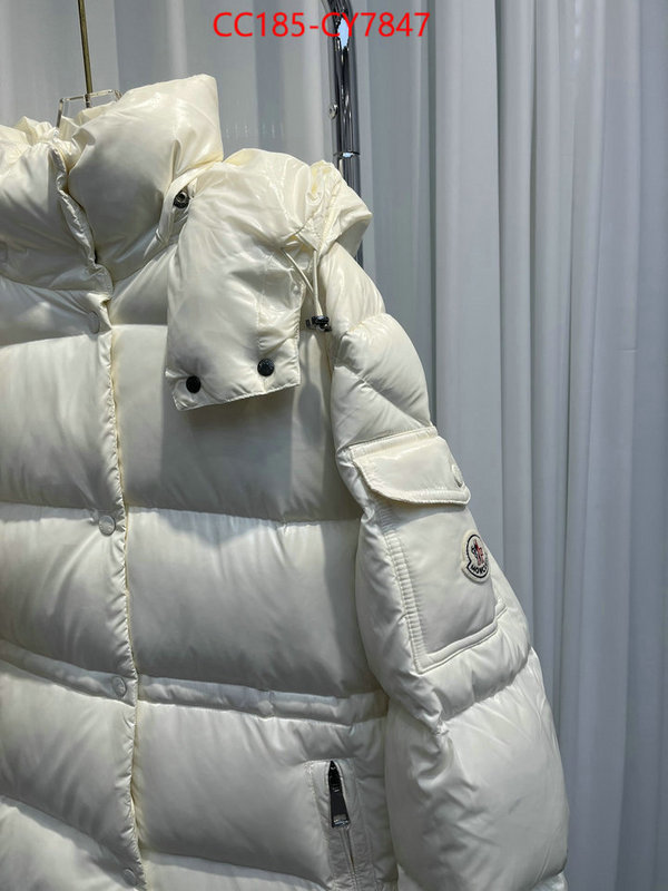 Down jacket Women-Moncler best replica quality ID: CY7847 $: 185USD