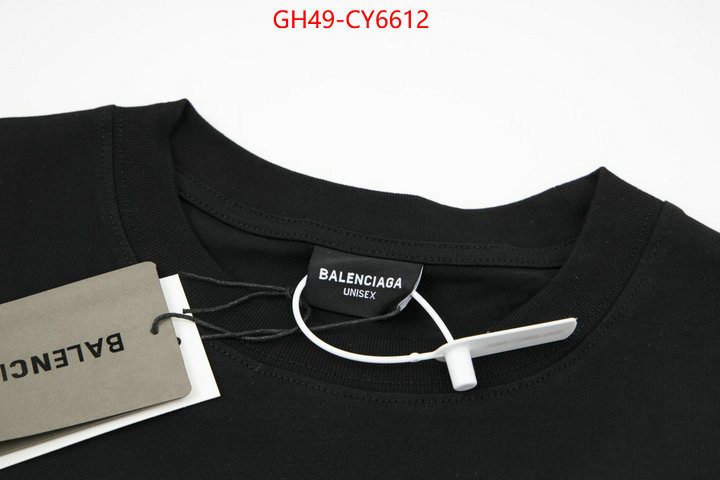 Clothing-Balenciaga replica designer ID: CY6612 $: 49USD