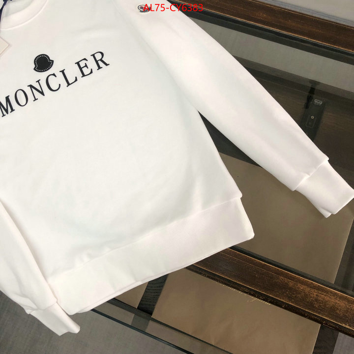 Clothing-Moncler what 1:1 replica ID: CY6383 $: 75USD