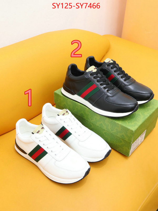 Men Shoes-Gucci counter quality ID: SY7466 $: 125USD