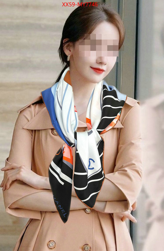 Scarf-Chanel best quality fake ID: MY7746 $: 59USD