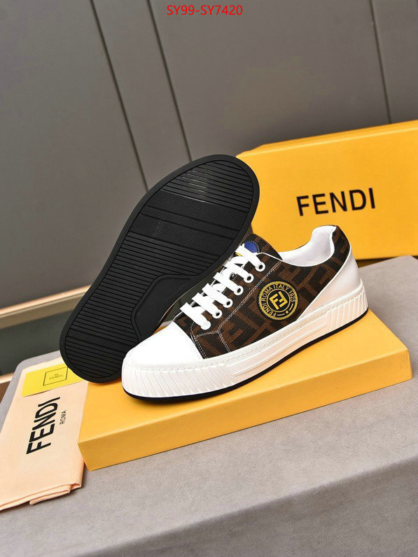 Men Shoes-Fendi top brands like ID: SY7420 $: 99USD