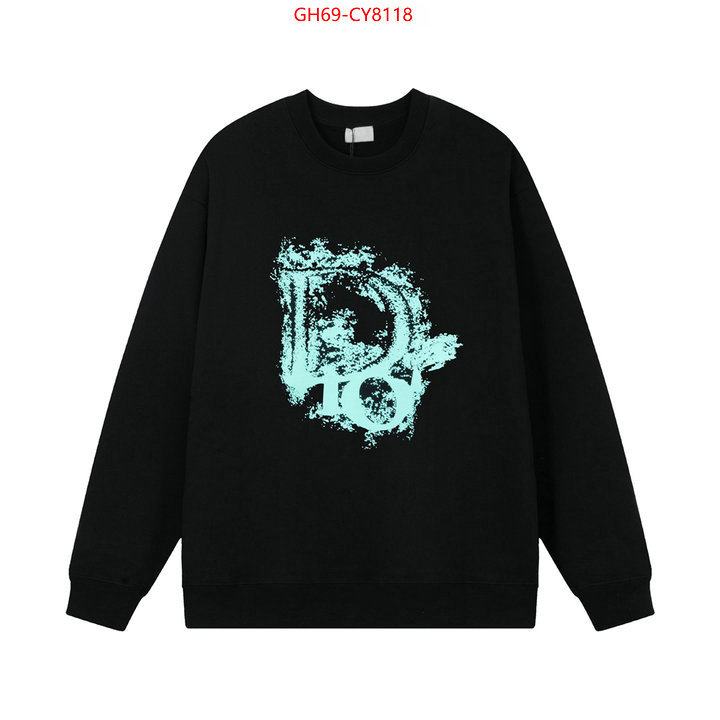 Clothing-Dior replica online ID: CY8118 $: 69USD