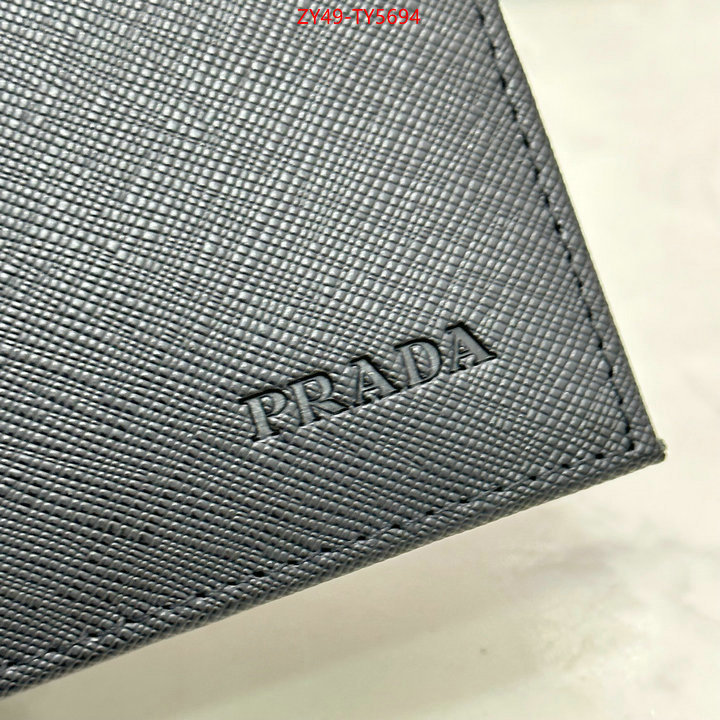 Prada Bags (4A)-Wallet top fake designer ID: TY5694 $: 49USD