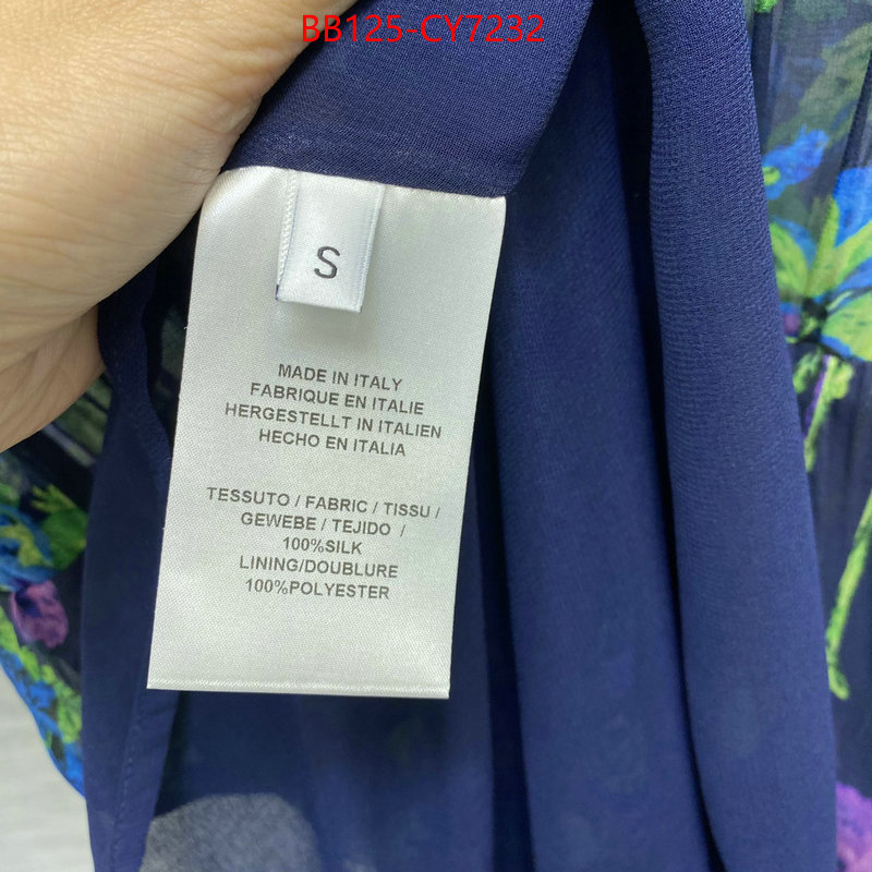 Clothing-Dior high quality replica designer ID: CY7232 $: 125USD