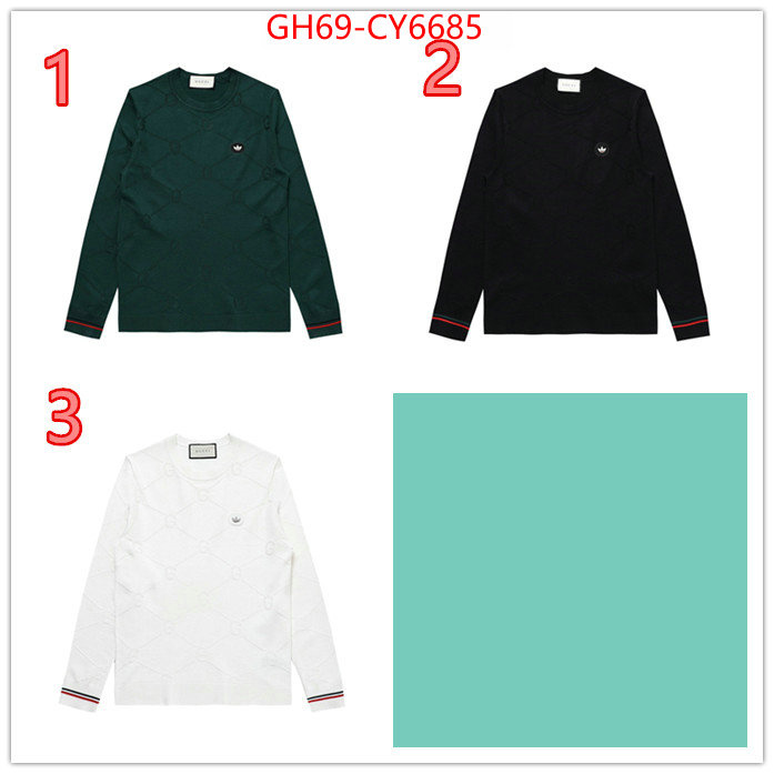 Clothing-Gucci cheap online best designer ID: CY6685 $: 69USD