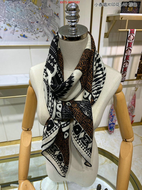 Scarf-Chanel website to buy replica ID: MY7587 $: 75USD