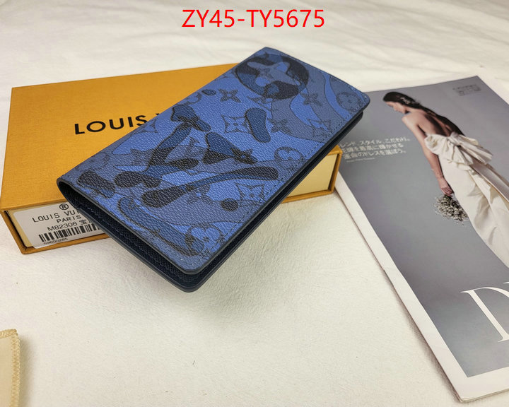 LV Bags(4A)-Wallet the most popular ID: TY5675 $: 45USD