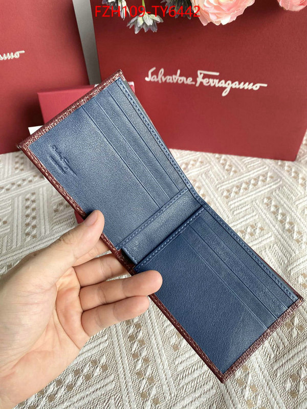 Ferragamo(TOP)-Wallet best replica new style ID: TY6442 $: 109USD