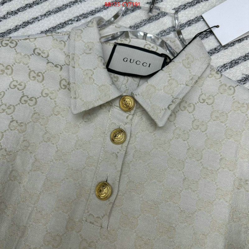 Clothing-Gucci online sale ID: CY7191 $: 125USD