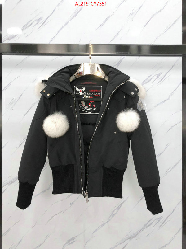 Down jacket Women-Moose Kunckles shop designer replica ID: CY7351 $: 219USD