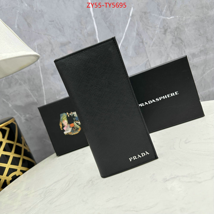 Prada Bags (4A)-Wallet fake high quality ID: TY5695 $: 55USD