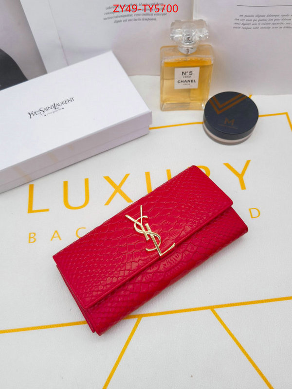 YSL Bags(4A)-Wallet- designer wholesale replica ID: TY5700 $: 49USD