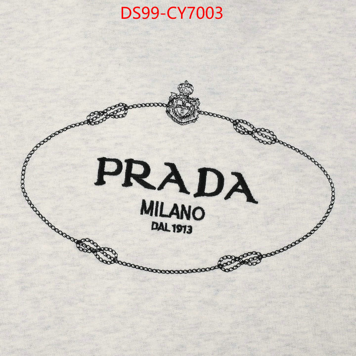 Clothing-Prada wholesale replica shop ID: CY7003 $: 99USD