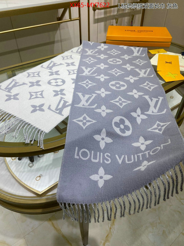 Scarf-LV top quality fake ID: MY7622 $: 65USD