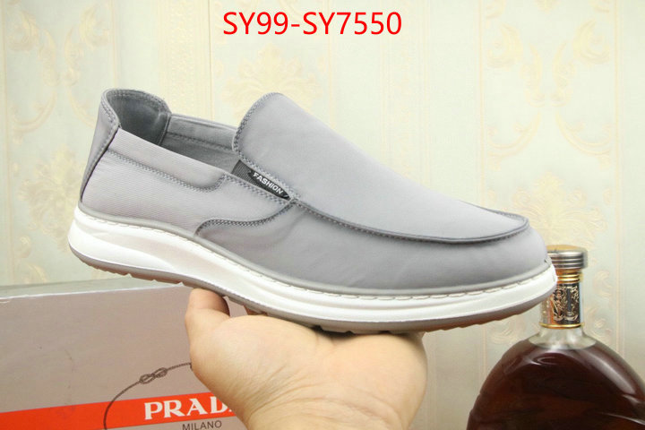 Men shoes-Prada designer fashion replica ID: SY7550 $: 99USD