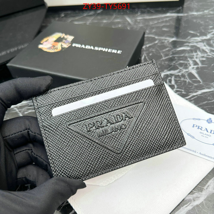 Prada Bags (4A)-Wallet 2023 perfect replica designer ID: TY5691 $: 39USD