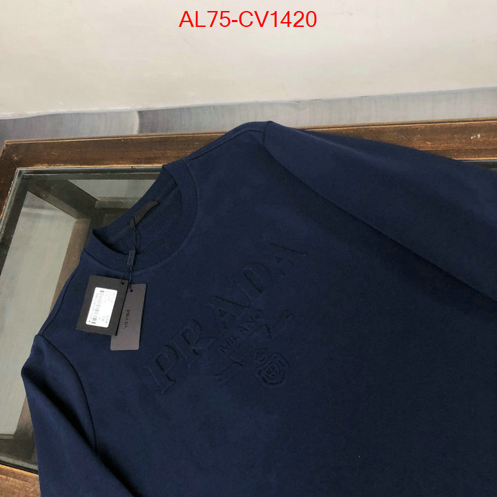 Clothing-Prada highest quality replica ID: CV1420 $: 75USD