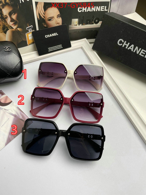 Glasses-Chanel shop the best high authentic quality replica ID: GY5845 $: 37USD
