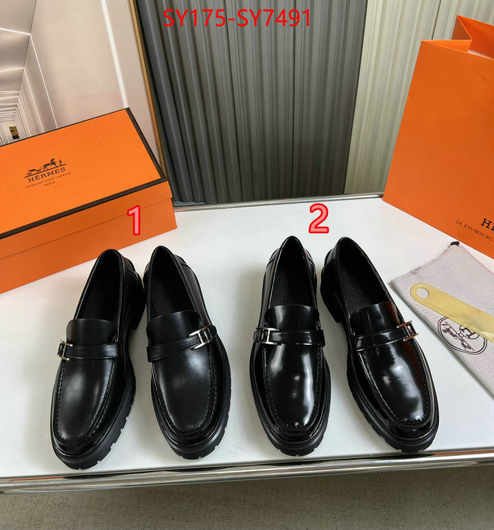 Men Shoes-Hermes perfect quality designer replica ID: SY7491 $: 175USD